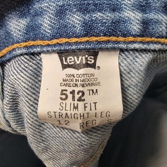 Vintage 90s Levis 512 Jeans Womens Size 12 Denim 28 1/2 Inseam - Picture 4 of 12